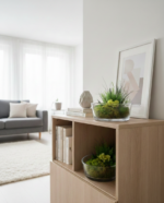 Sklenená machová miska 20cm