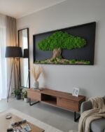 Elegantné machové stromy na čiernom podklade – Obrázok 16