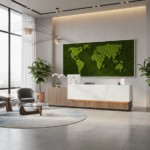 Machová mapa sveta kopčekový a plochý mach