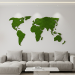 Machová mapa sveta lišajníková